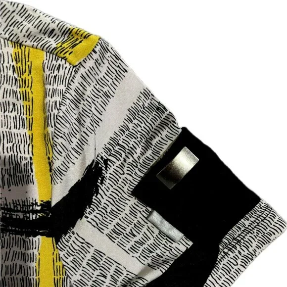 Jamie Sadock 1/4 Zip Slinky Pullover Woman's Short Sleeve Golf Shirt SZ M - Picture 5 of 9